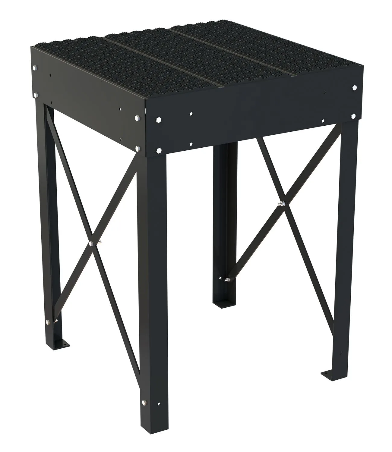 Vestil PWPS-30-3636-BK modular steel work platform system