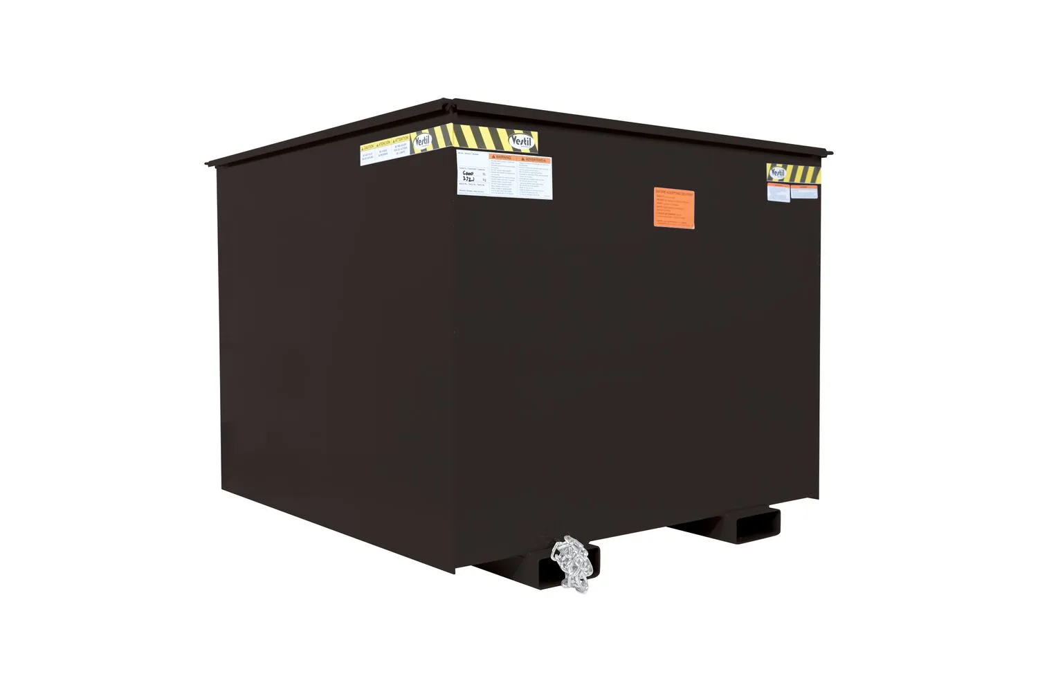 Vestil R-250-HD-BK rotational box hopper