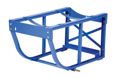 Vestil RDC-60-NC economy rotating drum cart shown from an alternate angle