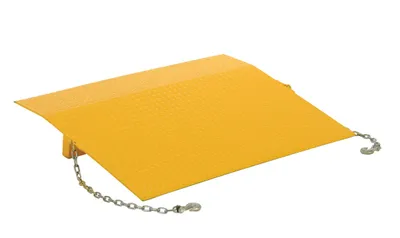 Vestil Steel Truck Dock Plate 60 In. x 72 In. x 12-1/2 In. 3,860 Lb. Capacity Yellow