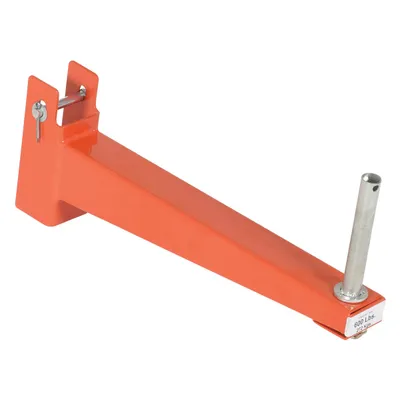 Vestil Steel Standard Cantilever Racking Straight Arm 18 In. Length 600 Lb. Capacity Orange