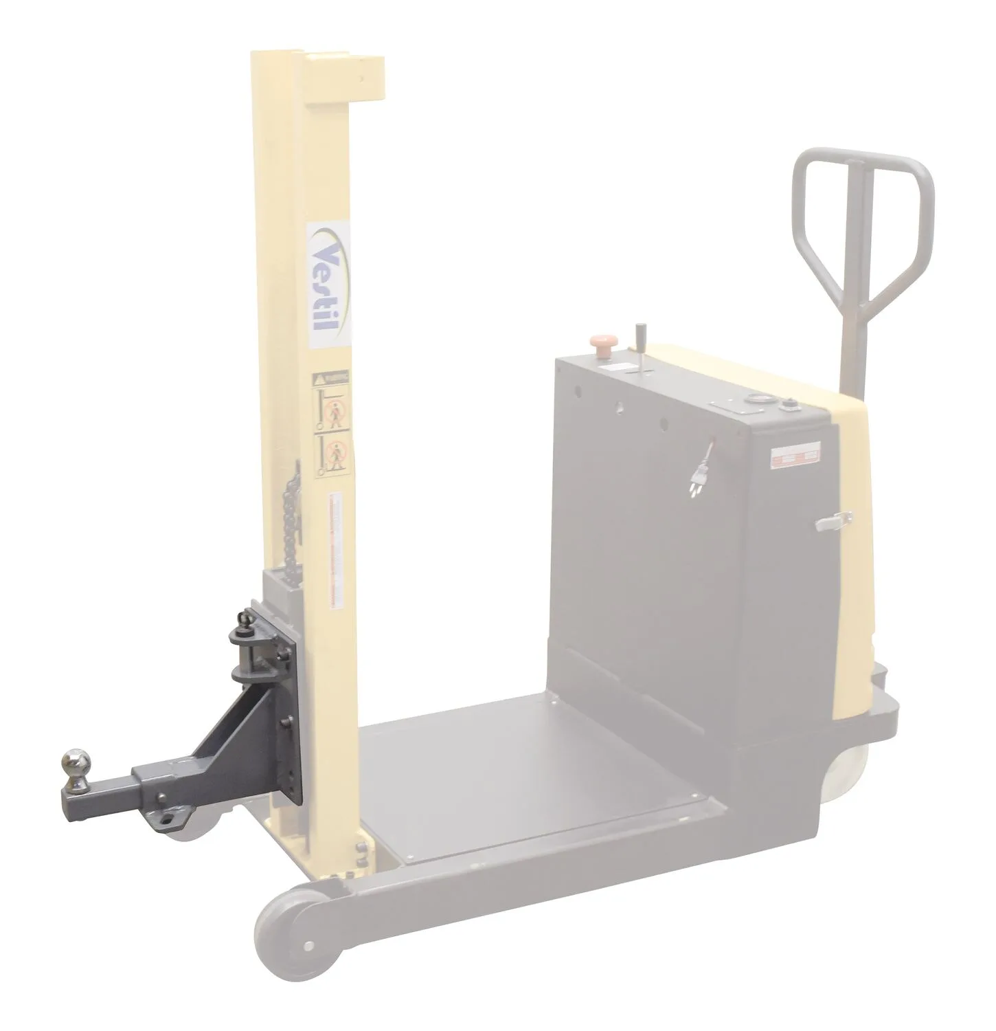Vestil STA-ATT-BAH counter balanced narrow stacker w multi-use attachment