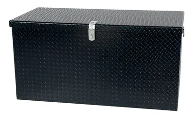 Vestil Steel Tread Plate Toolbox 30 In. x 60 In. 3,000 Lb. Capacity Black