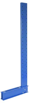 Vestil Steel Standard Duty Cantilever Single Sided Upright 8 Ft x 24 In. Arm Blue