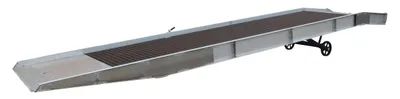 Vestil Aluminum/Steel Yard Ramp Grating 95 In. x 36 Ft. 16,000 Lb. Capacity Silver