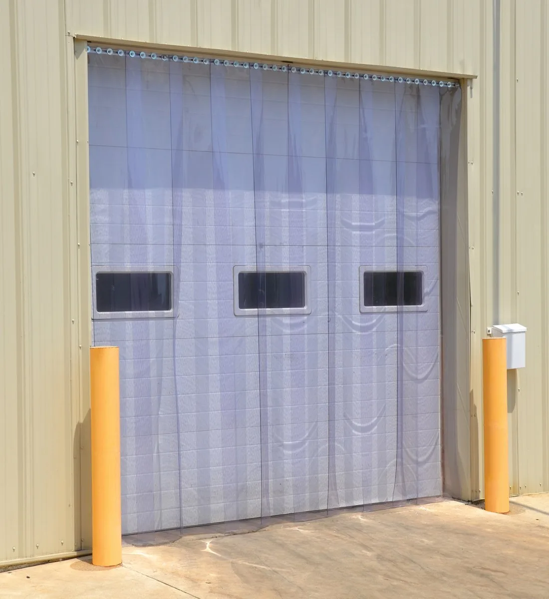Vestil TG-1200-F-H-120-84 vinyl strip door