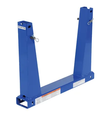 Vestil Portable Steel Stackable Storage Rack Pair 10,000 Lb. Capacity Blue