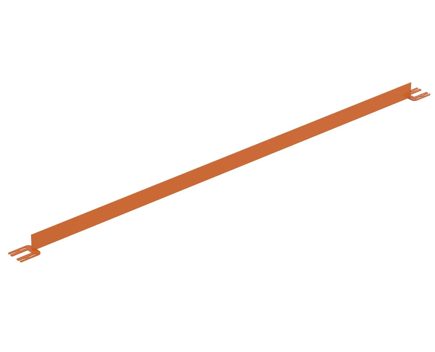 Vestil VDKR-10-TB-OR steel safety railing