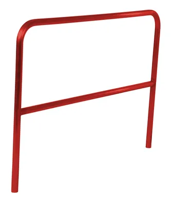 Vestil Steel Safety Railing 5 Ft. Length Red