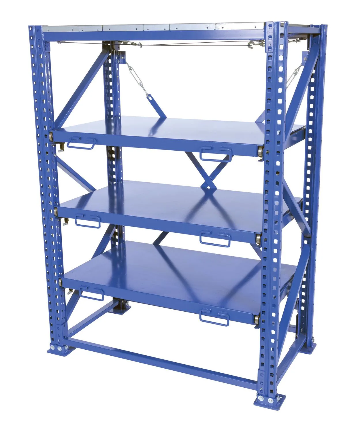 Vestil VRSOR-60 heavy duty roll-out shelving
