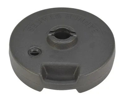 Vestil WBS-14-BASE web barrier stake shown from an alternate angle