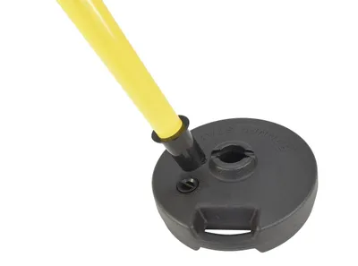 Vestil WBS-42 web barrier stake shown from an alternate angle