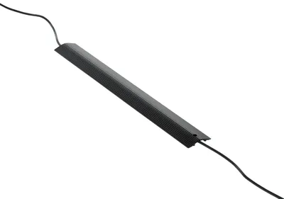 Vestil WR-24-BK extruded aluminum hose & cable crossover shown from an alternate angle