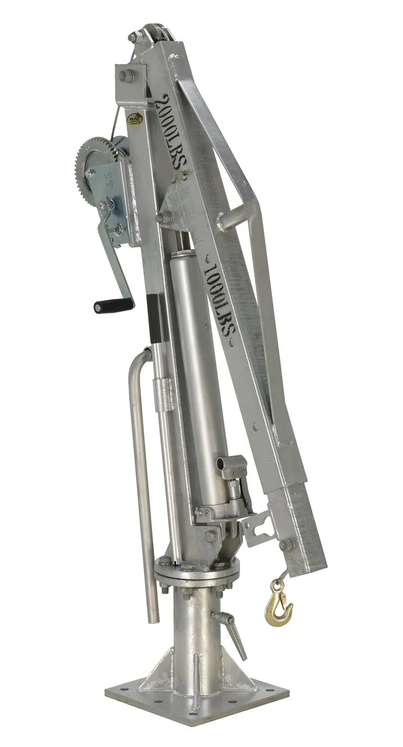 Vestil WTJ-4-G-DC winch operated truck jib crane