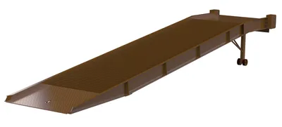 Vestil Steel Yard Ramp Hydraulic Dock Leveler 85 In. x 36 Ft. 30,000 lb. Capacity Earth Tone Brown
