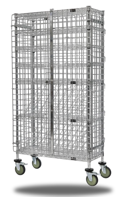 Quantum M2460W46DR Green Polymer Drying Rack Unit, 60"W x 24"D x 69"H, 1200 lb capacity, Green/Polymer