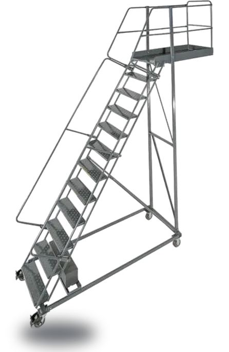 Ballymore 15-Step Cantilever Ladder, 40" base, 42" overhang