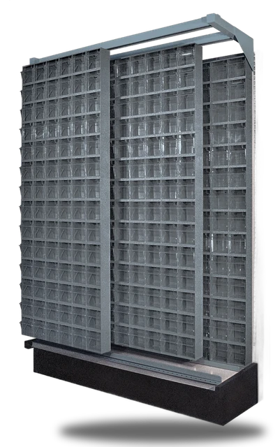 Quantum G-725309-80GY Gondola Slider System, 48"W x 19"D x 75"H, 2000 lb capacity, Gray