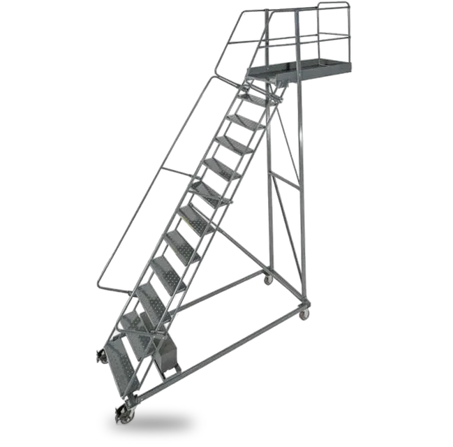 Ballymore 15-Step Cantilever Ladder, 40" base, 42" overhang