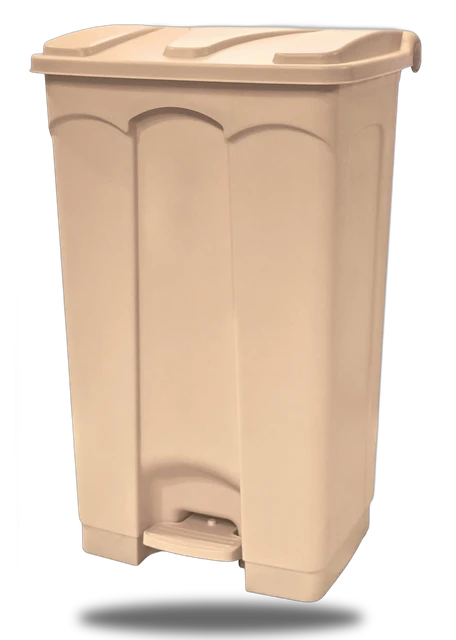 Quantum CSO-23BG Step-On Container, 23 Gal. capacity, Beige
