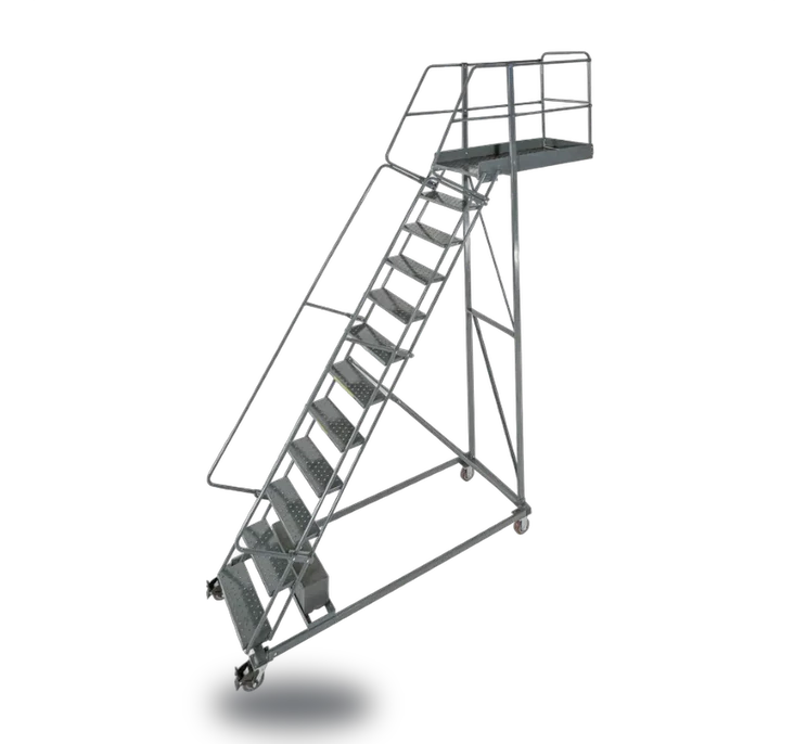 Ballymore 15-Step Cantilever Ladder, 40" base, 28" overhang